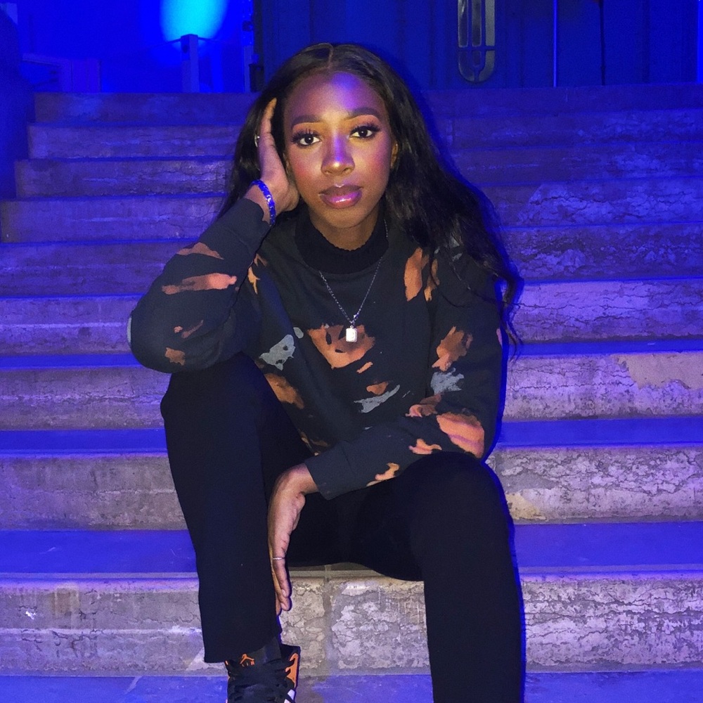 PLT Faux Paint Sweatshirt 🖤🧡